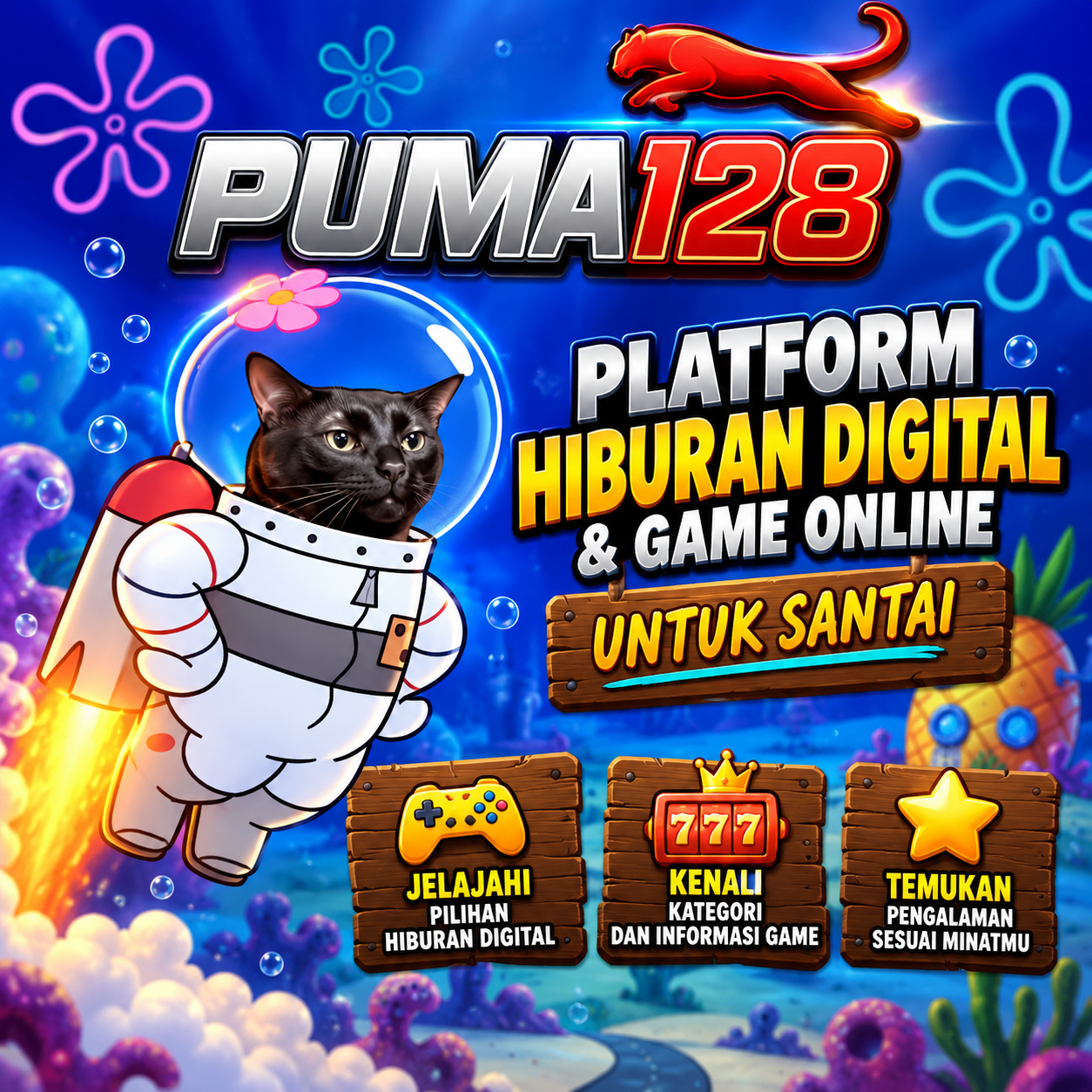 PUMA128 • Platform Hiburan & Game Online untuk Santai